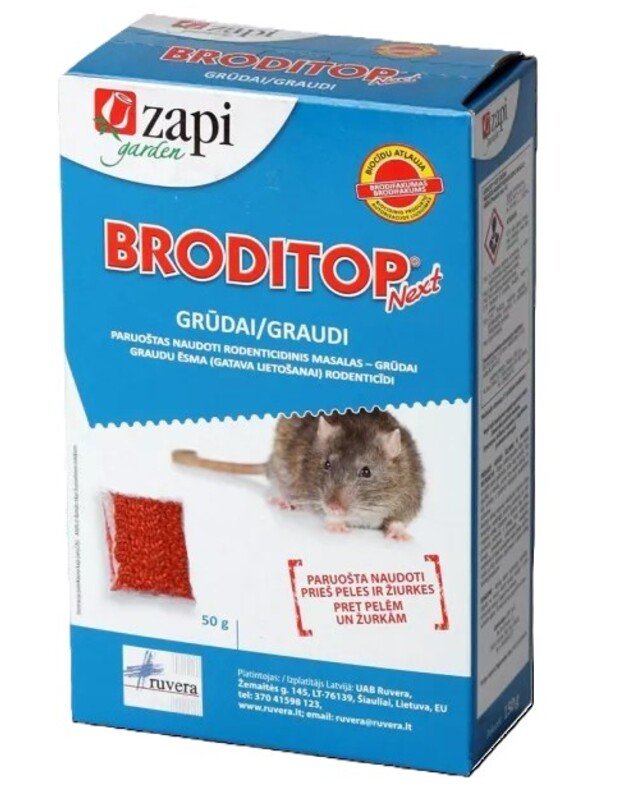 Broditop Next graudi 150g grauzēju apkarošanai