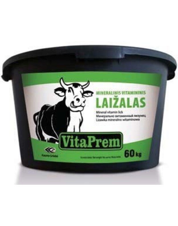 Laizāmā minerāla papildbarība slaucamām govīm un telēm, 60kg