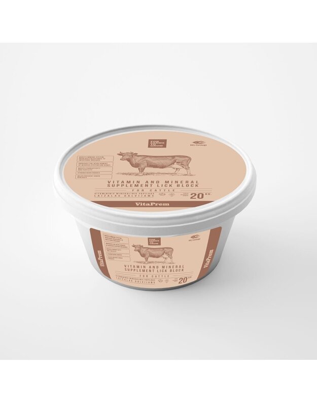 Laizāmā minerāla papildbarība slaucamām govīm + Mg, 20kg