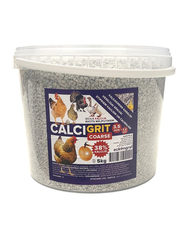 CalciGrit COARSE kaļķakmens 5kg