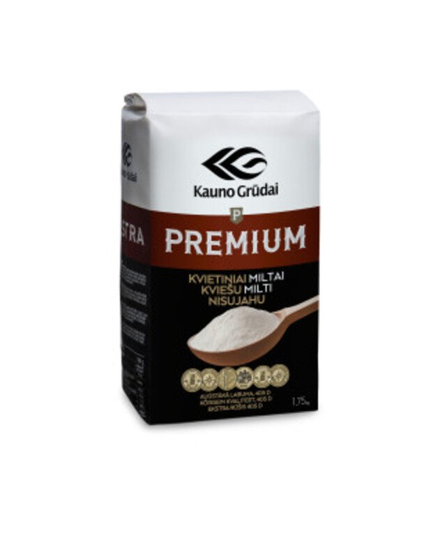 Premium kviešu milti 405D 1,75 kg x 6 gab.