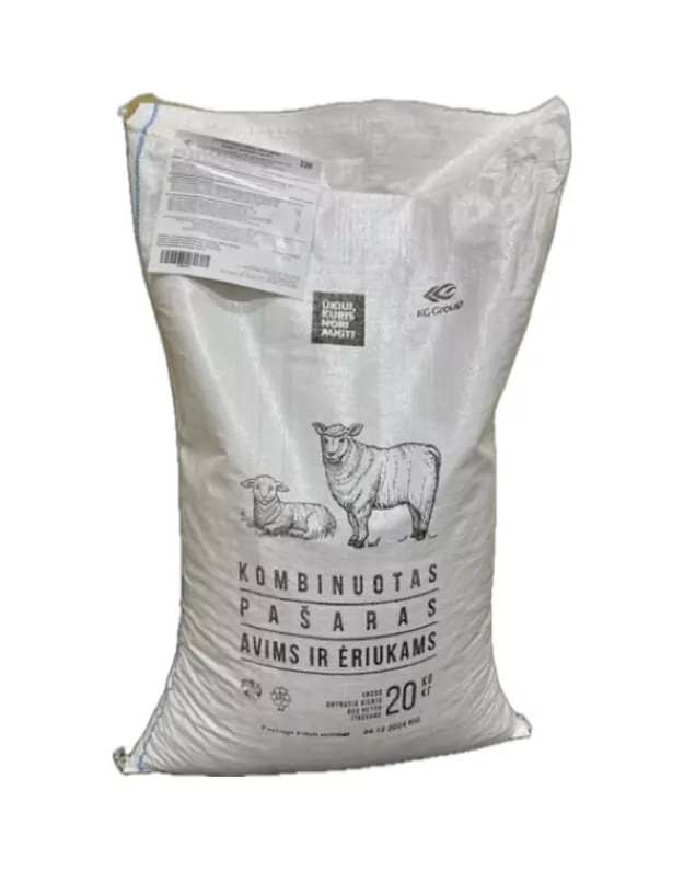 Papildbarība jēriem un nobarojamām aitām 18% 20kg