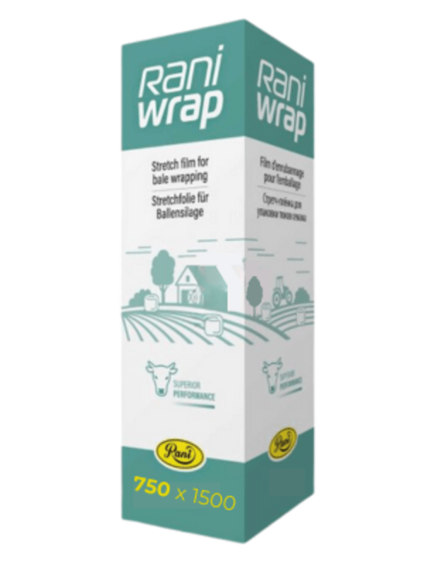 Skābbarības plēve "Rani Wrap" 750mm, zaļa