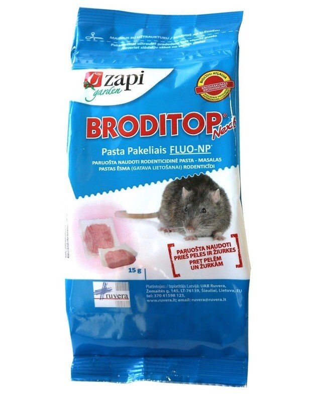 BRODITOP NEXT® PASTA FLUO-NP® inde grauzējiem 150g 
