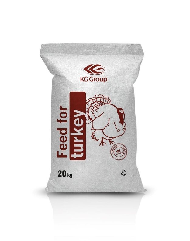 Pilnvērtīga barība broileru tītariem (sākuma periods līdz 5 nedēļām), 20kg