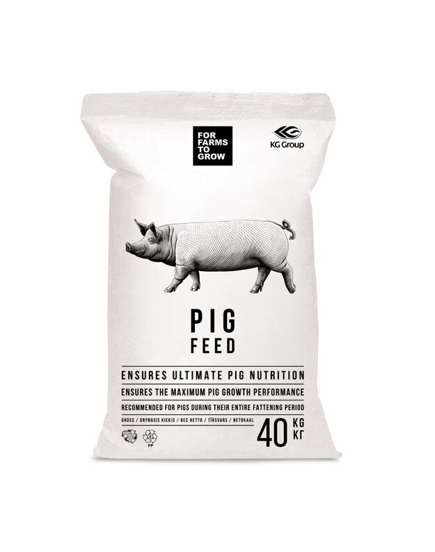 Pilnvērtīga barība nobarojamām cūkām (II nobarošanas periods 60 kg un vairāk), 40kg