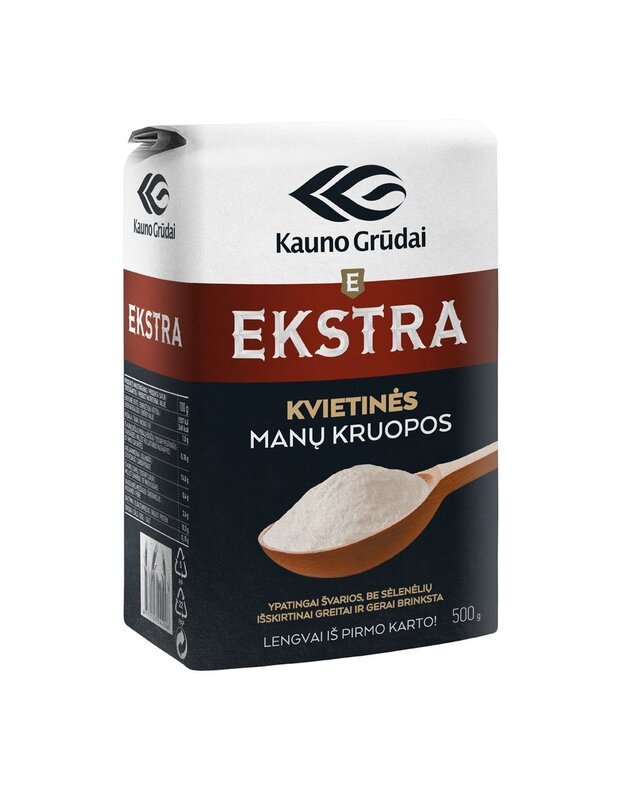 Kviešu manna "Extra" 0,5kg x 10gab.